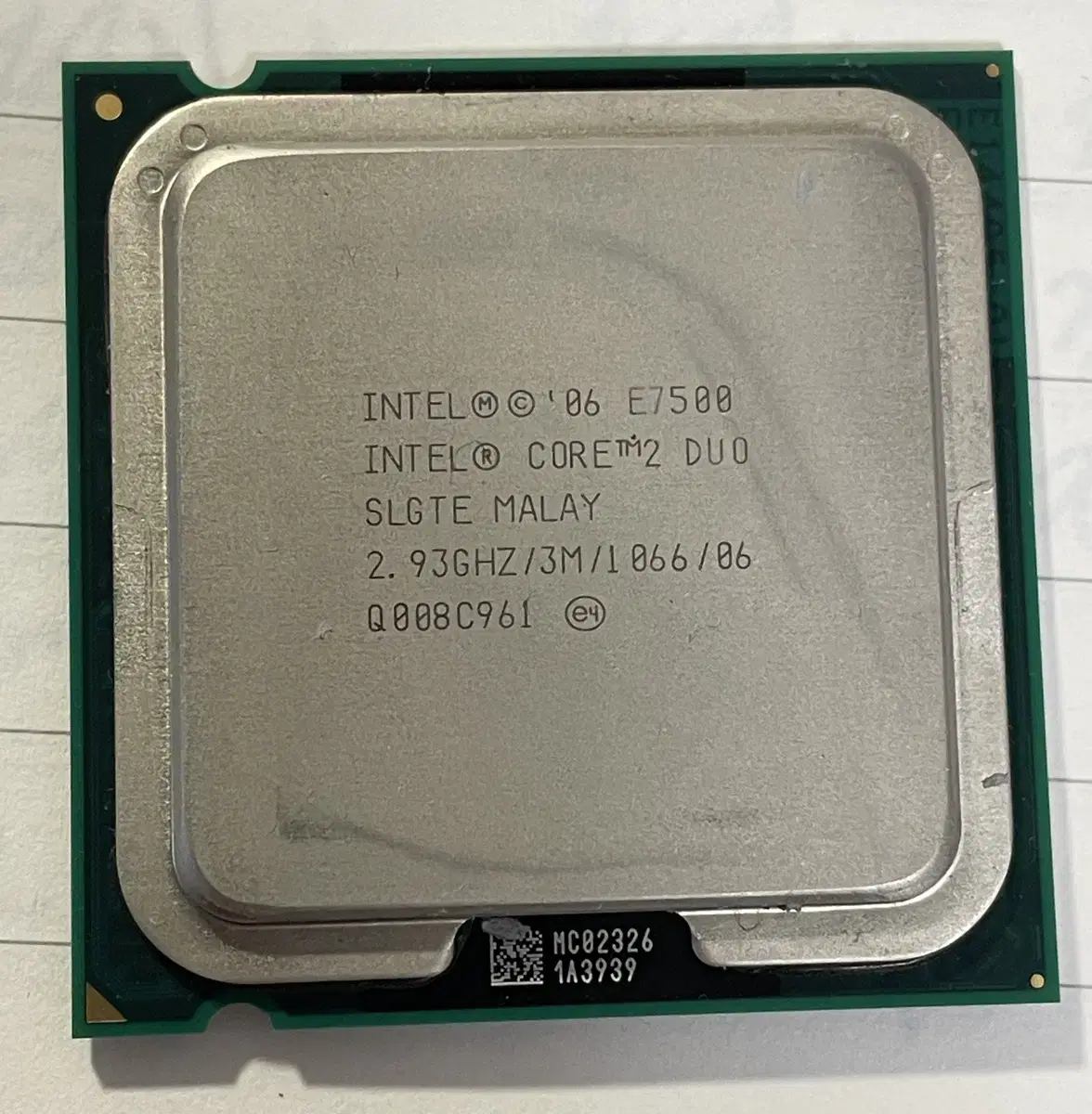 intel pentium e7500